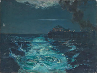 The Plymouth Quay - Julius Olsson — artwork view