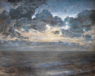 Summer Night at Tisvilde Beach - Julius Paulsen — artwork view