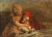Storesøster passer på den yngste - Julius Paulsen — artwork view