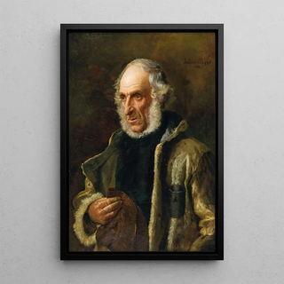 a sailor from the lost Franklin expedition - Julius Payer — framed artwork on a wall
