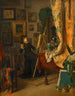 The young painter in her studio - Julius Pollak — artwork view