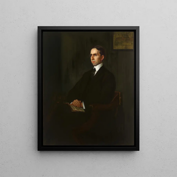 Anson Phelps Stokes - Julius Rolshoven — framed artwork on a wall