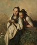 Love divination painting - Julius Scholtz — artwork view