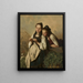 Love divination painting - Julius Scholtz — framed artwork on a wall