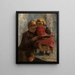 Study of Two Children - Julius Scholtz — framed artwork on a wall