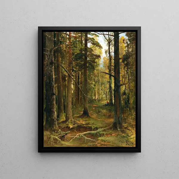 Little Red Riding Hood - Julius Sergius Klever — framed artwork on a wall