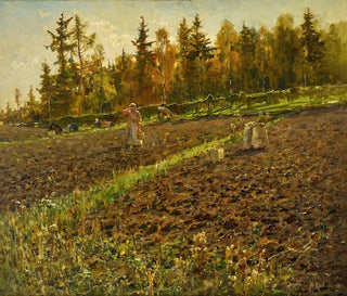 Les Récolteurs de pommes de terre - Julius Sergius Klever — artwork view