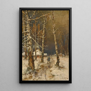 Julius Sergius Klever - Traveller In The Snow.webp