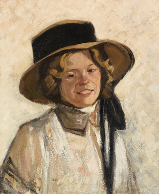 Julius Seyler - Mdchen mit Hut.webp
