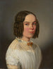 Portrait en buste d'une jeune fille - Julius Siegfried Uetz — artwork view
