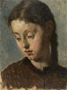 Study of a Girl's Head - Julius Siegfried Uetz — artwork view