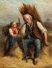 Repose on the way back - Julius Sigismund Röder — artwork view