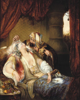 Julius Victor Berger - A Visitor In The Harem.webp