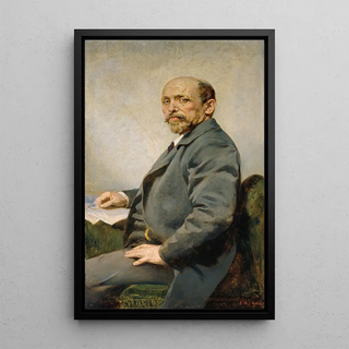 The Court Photographer Josef Löwy - Julius Victor Berger — framed artwork on a wall
