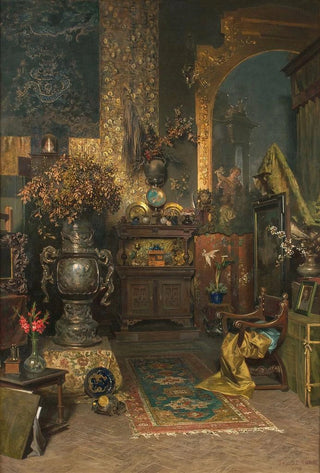 Interior workshop painting - Julius Victor Berger — artwork view