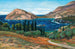 Greek Coastal Landscape Painting near Vlicho on Lefkada - Julius Wentscher — artwork view
