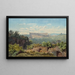 the Colosseum seen from the Palatine Hill - Julius Zielke — framed artwork on a wall