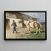 On the way back - Julius von Blaas — framed artwork on a wall