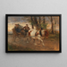 On the way back - Julius von Blaas — framed artwork on a wall