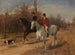 sortie pour la chasse à courre - Julius von Blaas — artwork view