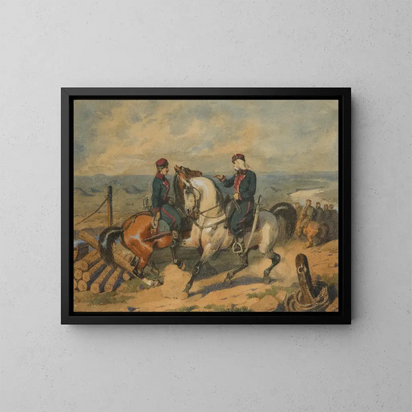 Mohort - Juliusz Kossak — framed artwork on a wall