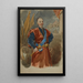 Portrait of a hetman after the painting of Podhorce - Juliusz Kossak — framed artwork on a wall