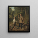 La vieille vieille histoire - Junius Brutus Stearns — framed artwork on a wall