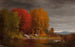 Autumn Hudson River Landscape - Junius Ralston Sloan — artwork view