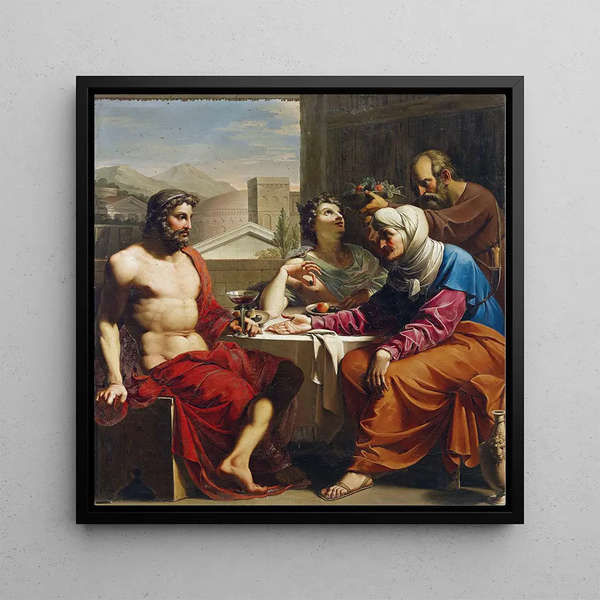 Jupiter and Mercury at Philemon and Baucis - Andrea Appiani — wall display of the artwork
