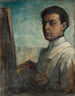 Self-portrait Painting - Juraj Rauscher — artwork view