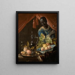 Juriaen van Streek - Still Life with Male Figure.webp