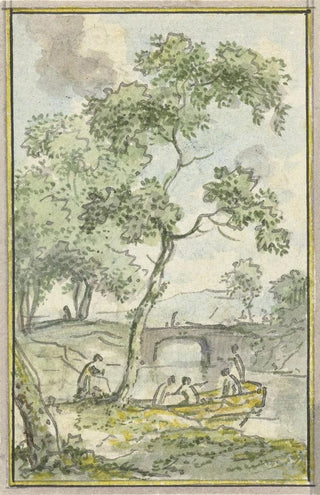 Landscape with a small boat - Jurriaan Andriessen — artwork view