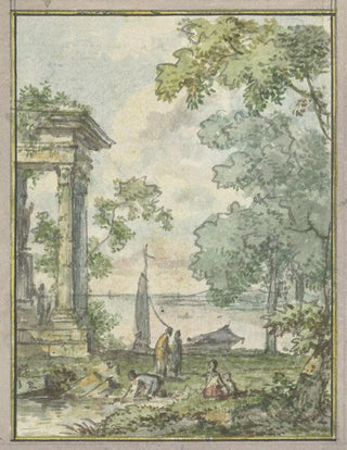 Jurriaan Andriessen - Landschap met tempelrune.webp