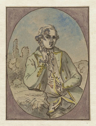 Jurriaan Andriessen - Portret van onbekende man in ovaal.webp