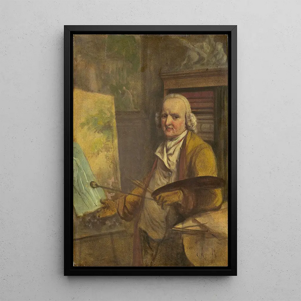 Self-portrait - Jurriaan Andriessen — framed artwork on a wall