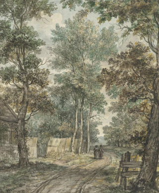 Jurriaan Andriessen - Wandelaars op een bosweg bij Heemstede.webp