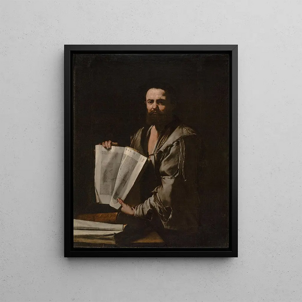 Euclide - Jusepe de Ribera — framed artwork on a wall