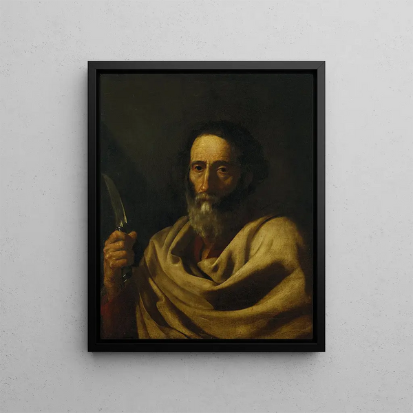 Saint Barthélemy - Jusepe de Ribera — framed artwork on a wall