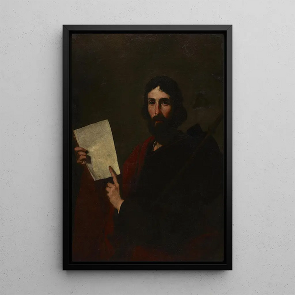 Saint James the Greater - Jusepe de Ribera — framed artwork on a wall