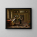 Morning Toilet - Justus Juncker — framed artwork on a wall
