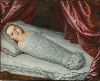 Portrait of Infant Cosimo III de' Medici in swaddling clothes - Juste Sustermans — artwork view