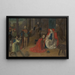 L'Adoration des mages - Juste de Gand — framed artwork on a wall