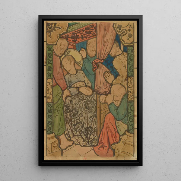 Assumption of Mary - Józef Mehoffer — framed artwork on a wall