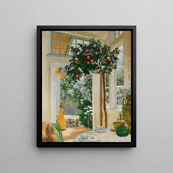 Sun of May - Józef Mehoffer — framed artwork on a wall