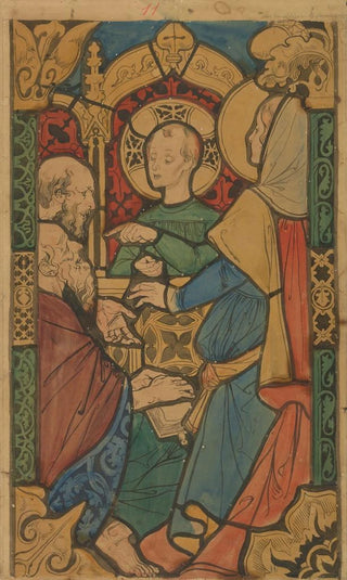 The Christ of Twelve Years Teaching in the Temple - Józef Mehoffer — artwork view