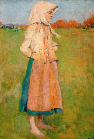 Young Girl of the Village - Józef Mehoffer — artwork view