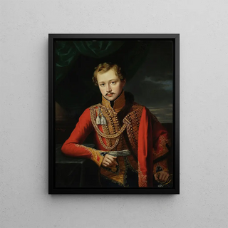 Jzef Oleszkiewicz - Portrait of an officer.webp