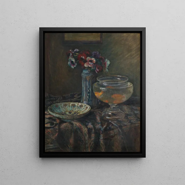 Anémones - Józef Pankiewicz — framed artwork on a wall