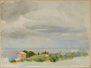 Italian Riviera Painting - Józef Pankiewicz — artwork view