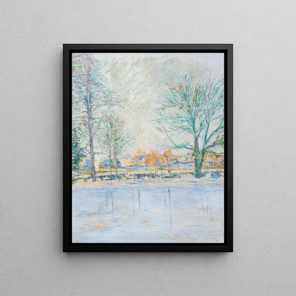 Landscape of Czarnolas - Józef Pankiewicz — framed artwork on a wall
